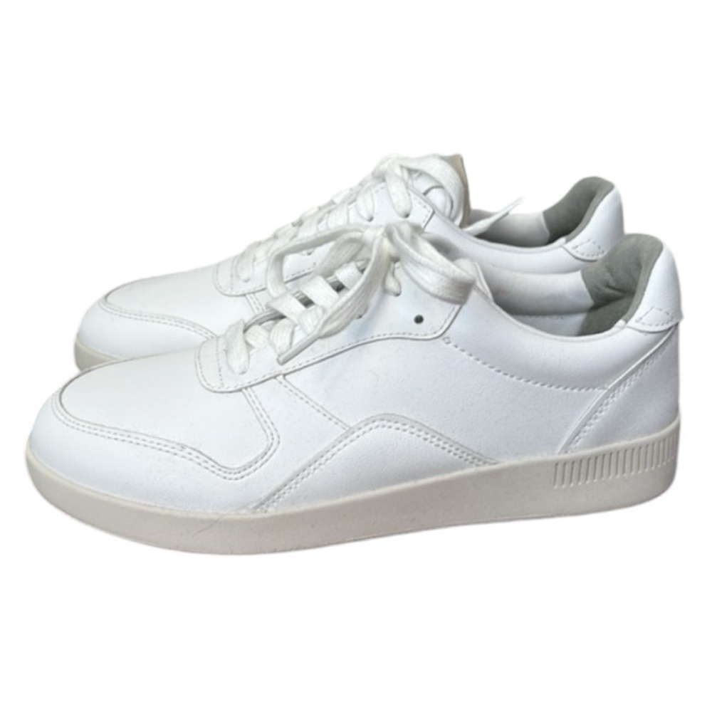 Everlane The ReLeather Court Sneakers Size 5 In White - Picture 4 of 10